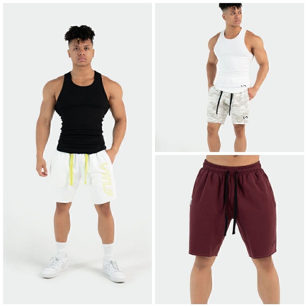 3 PAIRS NWT TLF BRAND NEW SHORTS VARSITY, NEON VARSITY AND IRON SHORTS